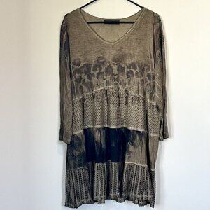 Casual Express Bohemian Dress - Size: Extra Large